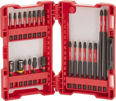 Milwaukee Tool - 22 Piece, Drive Set - Multi-Purpose Tool Kit Kit, 1/4" Drive, Phillips, Torx, Magnetic Bit Holder Point - Americas Tooling