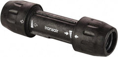 Transair - 1/2" ID, 16.5mm OD, Union - Plastic, 232 Max psi, 4-3/4" Long - Americas Tooling