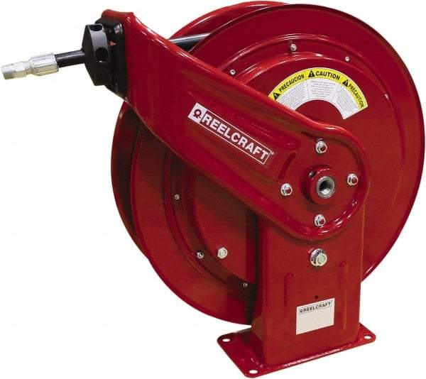 Reelcraft - 75' Spring Retractable Hose Reel - 5,000 psi, Hose Included - Americas Tooling