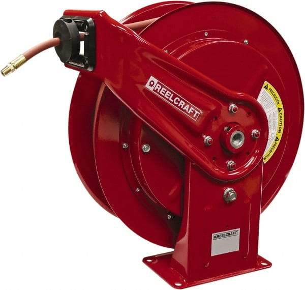 Reelcraft - 75' Spring Retractable Hose Reel - 300 psi, Hose Included - Americas Tooling