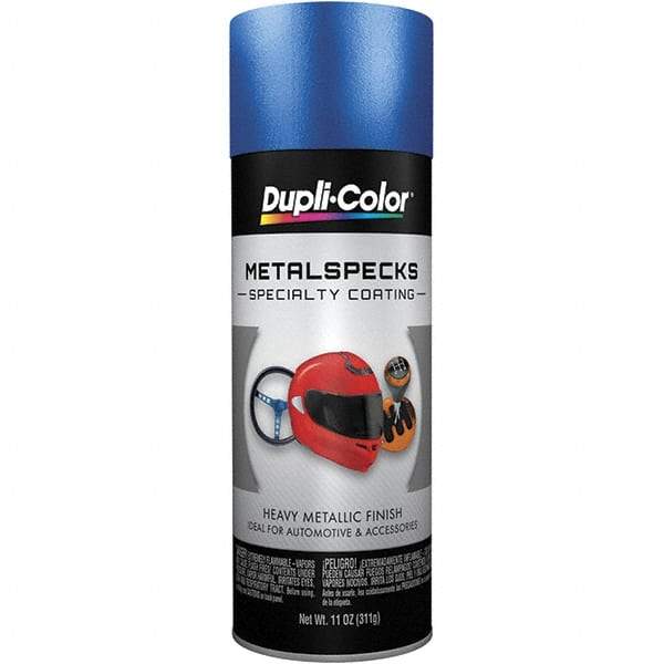 Dupli-Color - Metal Specks Ocean Blue Automotive Topcoat - 11 oz Aerosol Can - Americas Tooling