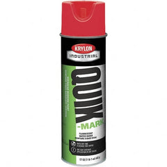 Krylon - 20 fl oz Red Marking Paint - 664' Coverage at 1" Wide, Water-Based Formula, 272 gL VOC - Americas Tooling