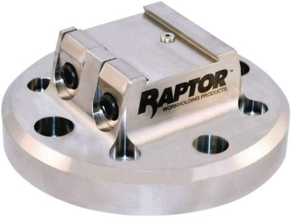 Raptor Workholding - 1-1/2" Jaw Width, 2" High Dovetail Vise - For Use with 4 & 5 Axis Workholding Systems - Americas Tooling