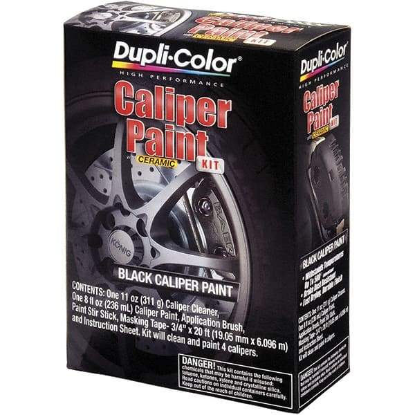 Dupli-Color - 16 oz Matte Black Automotive Heat Resistant Paint - Matte Finish, 500°F Max Temp, Comes in Aerosol Can - Americas Tooling