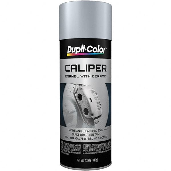 Dupli-Color - 12 oz Silver Automotive Heat Resistant Paint - Gloss Finish, 500°F Max Temp, Comes in Aerosol Can - Americas Tooling