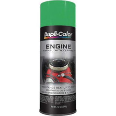 Dupli-Color - 12 oz Grabber Green Automotive Heat Resistant Paint - Gloss Finish, 500°F Max Temp, Comes in Aerosol Can - Americas Tooling