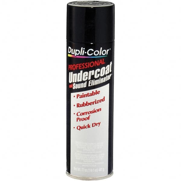 Dupli-Color - 17 oz Black Automotive Paintable Undercoating - Comes in Aerosol Can - Americas Tooling