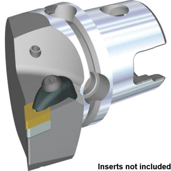 Kennametal - Left Hand Cut, Size KM50TS, DN.. 1506.. & DN.. 442 Insert Compatiblity, External Modular Turning & Profiling Cutting Unit Head - 35mm Ctr to Cutting Edge, 60mm Head Length, Through Coolant, Series Kenclamp - Americas Tooling