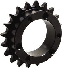 Tritan - 15 Teeth, 1" Chain Pitch, Chain Size 80, QD Sprocket - 4.81" Pitch Diam, 5.315" Outside Diam - Americas Tooling