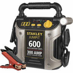 Stanley - 12 Volt Jump Starter - 300 Amps, 600 Peak Amps, 3 USB Power Ports - Americas Tooling