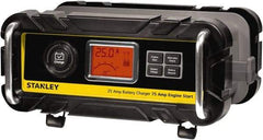 Stanley - 12 Volt Automatic Charger/Maintainer - 25 Amps, 75 Starter Amps - Americas Tooling