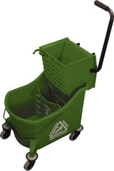 O-Cedar - 36 Qt Plastic Bucket & Wringer - 23" Long x 38" High x 14" Wide, Green - Americas Tooling