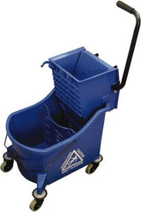 O-Cedar - 36 Qt Plastic Bucket & Wringer - 23" Long x 38" High x 14" Wide, Blue - Americas Tooling