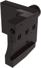 Seco - Tool Block Style 150.10-JETI, 25mm Blade Height, 134.5mm OAL, 78mm OAH, Indexable Cutoff Blade Tool Block - 30mm Shank Width, Through Coolant - Americas Tooling