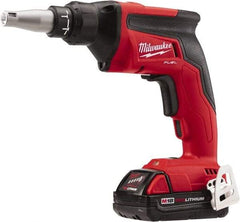 Milwaukee Tool - 18 Volt Pistol Grip Cordless Screwdriver - 0 to 4,500 RPM, 124 In/Lb Torque, Lithium-Ion Battery - Americas Tooling