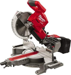 Milwaukee Tool - 48° Left Double Bevel Sliding Miter Saw - 10" Blade Diam - Americas Tooling