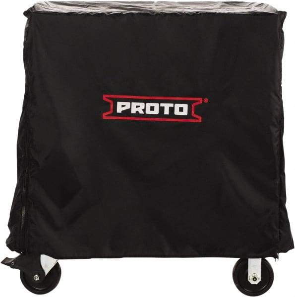 Proto - Tool Box Nylon Workstation Cover - 30" Wide x 42-1/2" High, Black, For J563042-6 - Americas Tooling