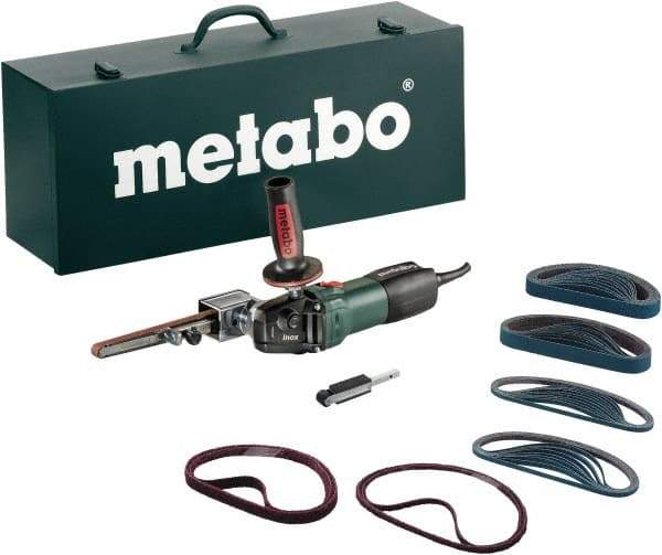 Metabo - 1/4 to 3/4 x 18", Air Belt Sander - 4,250 SFPM - Americas Tooling