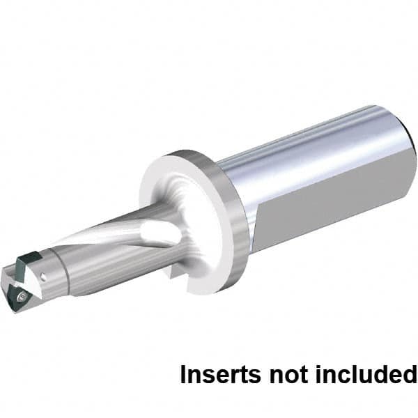 Kennametal - 78mm Max Drill Depth, 2xD, 39mm Diam, Indexable Insert Drill - 2 Inserts, 40mm Shank Diam, Straight Shank - Americas Tooling