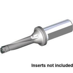 Kennametal - 56mm Max Drill Depth, 4xD, 14mm Diam, Indexable Insert Drill - 2 Inserts, 20mm Shank Diam, Straight Shank - Americas Tooling