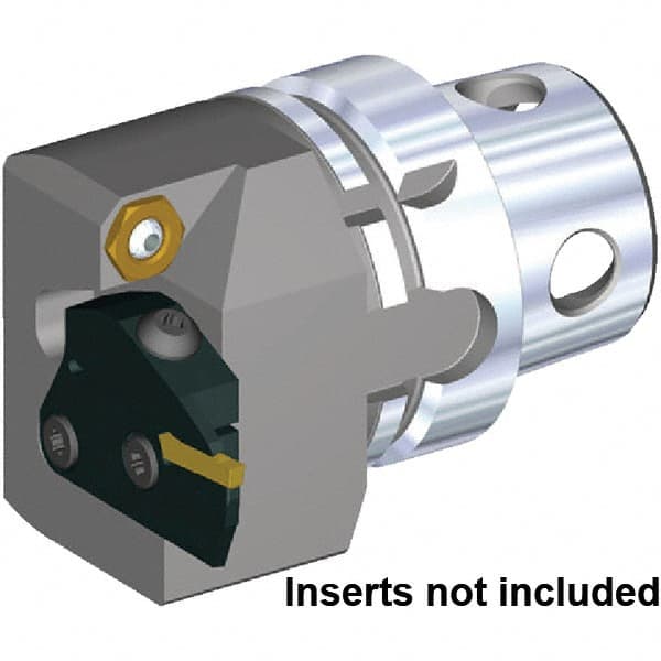 Kennametal - A4 Insert, 58mm Head Length, Modular Grooving Blade Holder Head - Left Hand Cut, System Size KM4X63, Through Coolant, Series KGMS - Americas Tooling