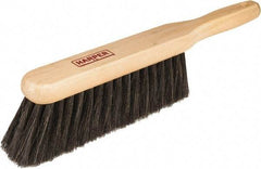 Harper Brush - 14" OAL, Horsehair Counter Brush - 2-1/4" Bristle Length, 8" Long x 1-3/4" Wide Head, Straight Wood Handle, Black - Americas Tooling