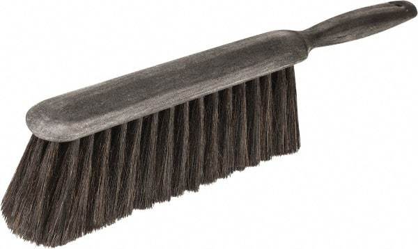 Harper Brush - 14" OAL, Horsehair & Nylon Counter Brush - 2-1/4" Bristle Length, 8" Long x 1-3/4" Wide Head, Straight Foam Handle, Black - Americas Tooling