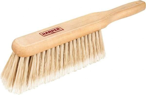 Harper Brush - 14" OAL, Synthetic Counter Brush - 2-1/4" Bristle Length, 8" Long x 1-3/4" Wide Head, Straight Wood Handle, Beige - Americas Tooling