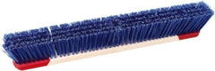 Harper Brush - 24" Rough Surface Synthetic Push Broom - 3" Bristle Length, Wood Block, Bolt-On Handle Connection, Handle Included - Americas Tooling