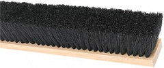 Harper Brush - 36" Medium Duty Tampico Push Broom - 3" Bristle Length, Wood Block, Threaded Handle Connection, Handle Sold Separately - Americas Tooling