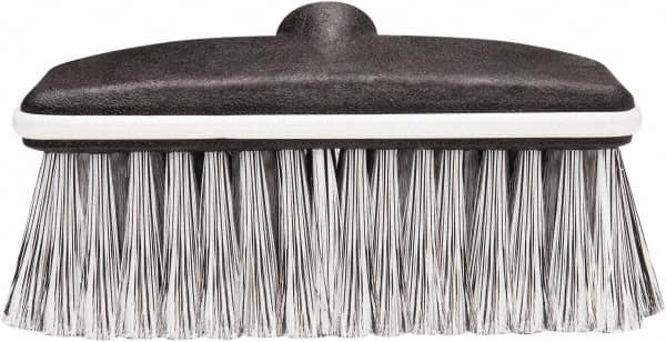 Harper Brush - 8" OAL, Vehicle Wash Brush - Black Flagged Plastic Bristles, 2-1/4" Trim Length - Americas Tooling