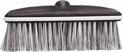 Harper Brush - 10" OAL, Vehicle Wash Brush Head - Black Flagged Plastic Bristles, 22-1/4" Trim Length, No Handle - Americas Tooling