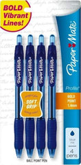 Paper Mate - 1mm Ball Point Retractable Ball Point Pen - Blue - Americas Tooling