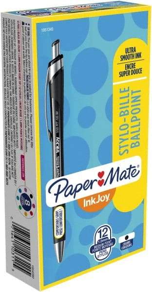 Paper Mate - 1mm Ball Point Retractable Ball Point Pen - Black - Americas Tooling