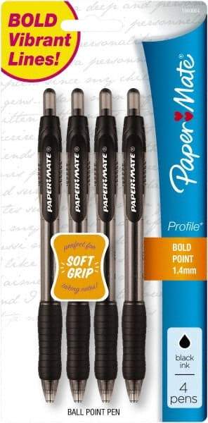 Paper Mate - 1mm Ball Point Retractable Ball Point Pen - Black - Americas Tooling