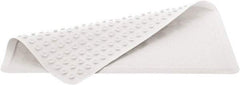 Rubbermaid - 28" Long x 16" Wide, Rubber Plumbed Wash Station Bath Tub Mat - White Matting - Americas Tooling