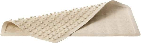 Rubbermaid - 36" Long x 18" Wide, Rubber Plumbed Wash Station Bath Tub Mat - Beige Matting - Americas Tooling