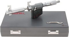 SPI - 3 to 4" Range, 0.00005" Resolution, Ratchet Stop Thimble, Electronic Inside & Tubular Micrometer - Americas Tooling