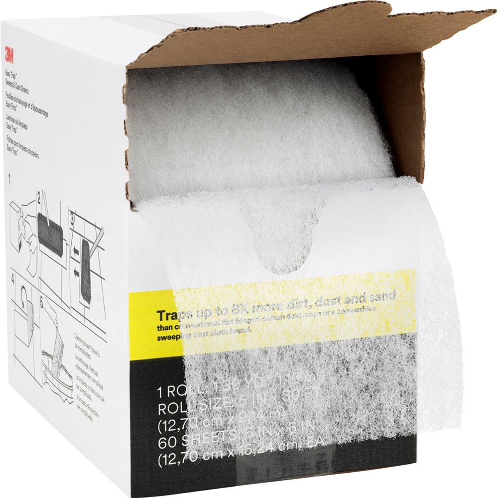 Dust Mop Heads & Pads; Type: Sweep & Dust Sheet; Sheet Length (Inch): 6; Length (Inch): 1500; Width (Inch): 8; Antimicrobial: No; Sheets per Package: 250; Color: White; Color: White; Pre Consumer Recycled Content : 0; Total Recycled Content: 60; Post Cons