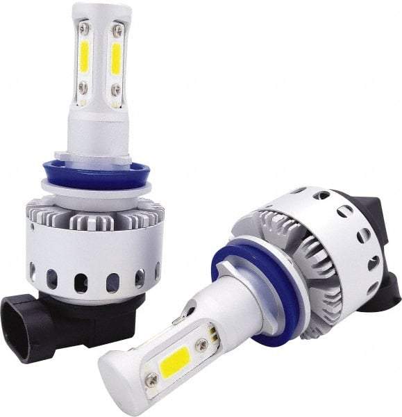 PRO-SOURCE - 5,000 Lumens, 12-24 VDC, H8, H9 & H11 LED Headlight - 6500K Cool White Color Scale, 45 Low/High Watt, 30,000 to 50,000 Average Life Hours - Americas Tooling