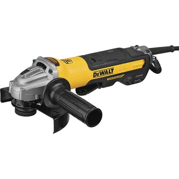 DeWALT - 5 & 6" Wheel Diam, 9,000 RPM, Corded Angle & Disc Grinder - 5/8-11 Spindle, 13 Amps - Americas Tooling