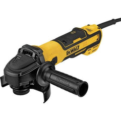 DeWALT - 5" Wheel Diam, 10,500 RPM, Corded Angle & Disc Grinder - 5/8-11 Spindle, 13 Amps - Americas Tooling