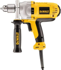 DeWALT - 1/2" Keyed Chuck, 1,250 RPM, Mid-Handle Grip Electric Drill - 10.5 Amps, Reversible - Americas Tooling