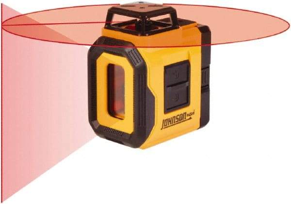 Johnson Level & Tool - 2 Beam 50' Max Range Self-Leveling Laser - Red Beam, 3/16" at 30' Accuracy - Americas Tooling