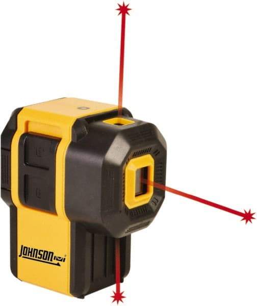 Johnson Level & Tool - 3 Beam 100' Max Range Self Leveling Dot Laser Level - Red Beam, 1/8" at 30' Accuracy - Americas Tooling