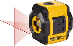 Johnson Level & Tool - 2 Beam 30' Max Range Self Leveling Cross Line Laser - Red Beam, 3/16" at 30' Accuracy - Americas Tooling