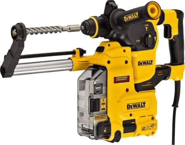 DeWALT - 120 Volt 1" SDS Plus Chuck Electric Rotary Hammer - 0 to 5,200 BPM, 0 to 1,150 RPM, Reversible - Americas Tooling