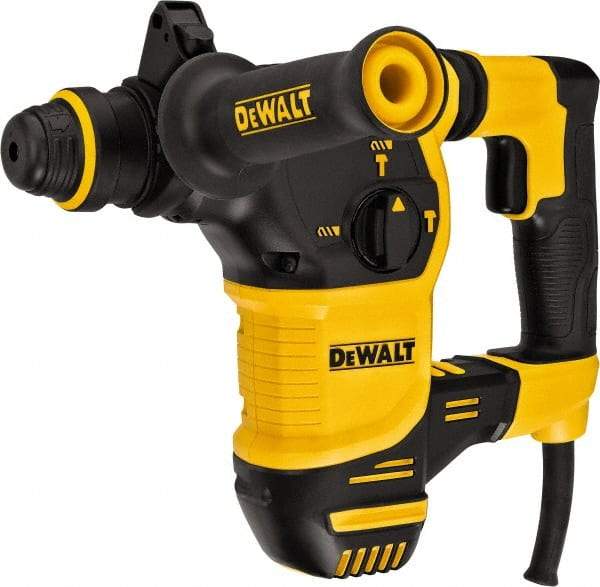 DeWALT - 120 Volt 1" SDS Plus Chuck Electric Rotary Hammer - 0 to 5,200 BPM, 0 to 1,150 RPM, Reversible - Americas Tooling