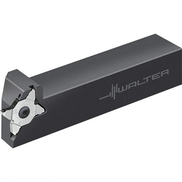 Walter - 6mm Max Depth of Cut, Indexable Grooving Tool Holder - 19.05mm Shank Height, 19.05mm Shank Width, 150mm OAL - Americas Tooling