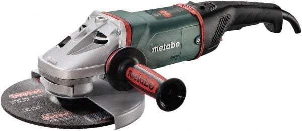 Metabo - 9" Wheel Diam, 6,600 RPM, Corded Angle & Disc Grinder - 5/8-11 Spindle, 15 Amps - Americas Tooling